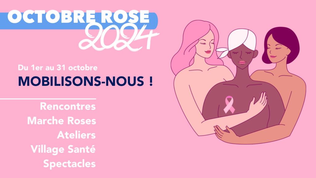 Octobre Rose 2024 - programme visuel femme 